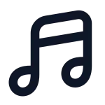 Music Note SVG Icon